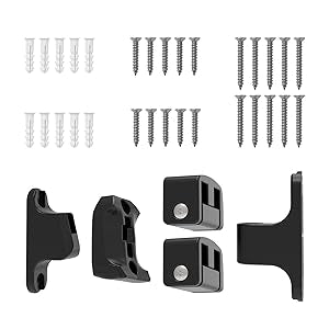 Babelio baby safety gate mounting hardware and wall brackets for secure nursery installation