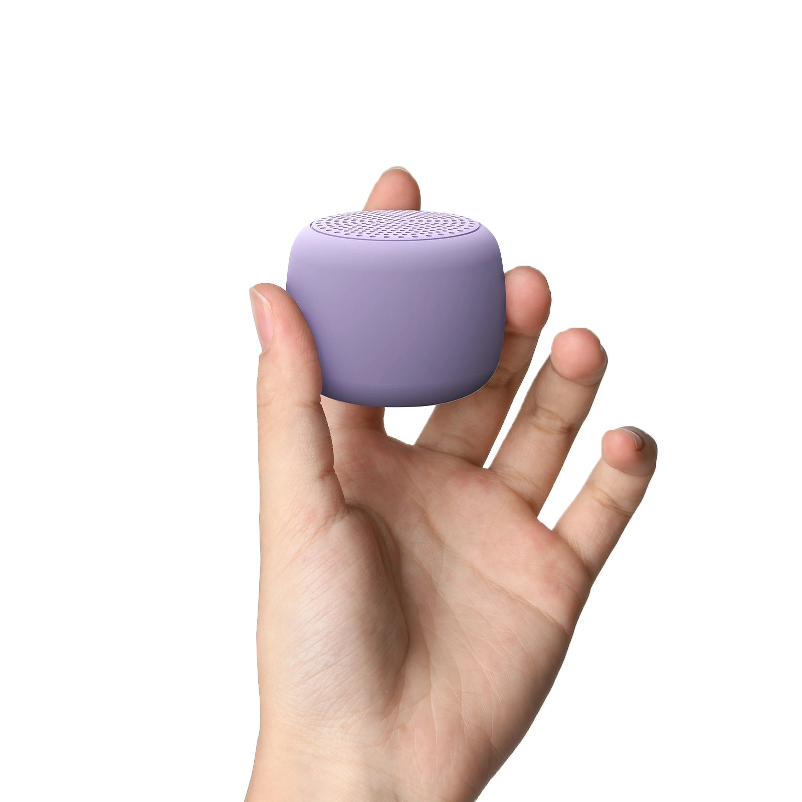 Babelio portable white noise machine in hand, compact design for nursery use