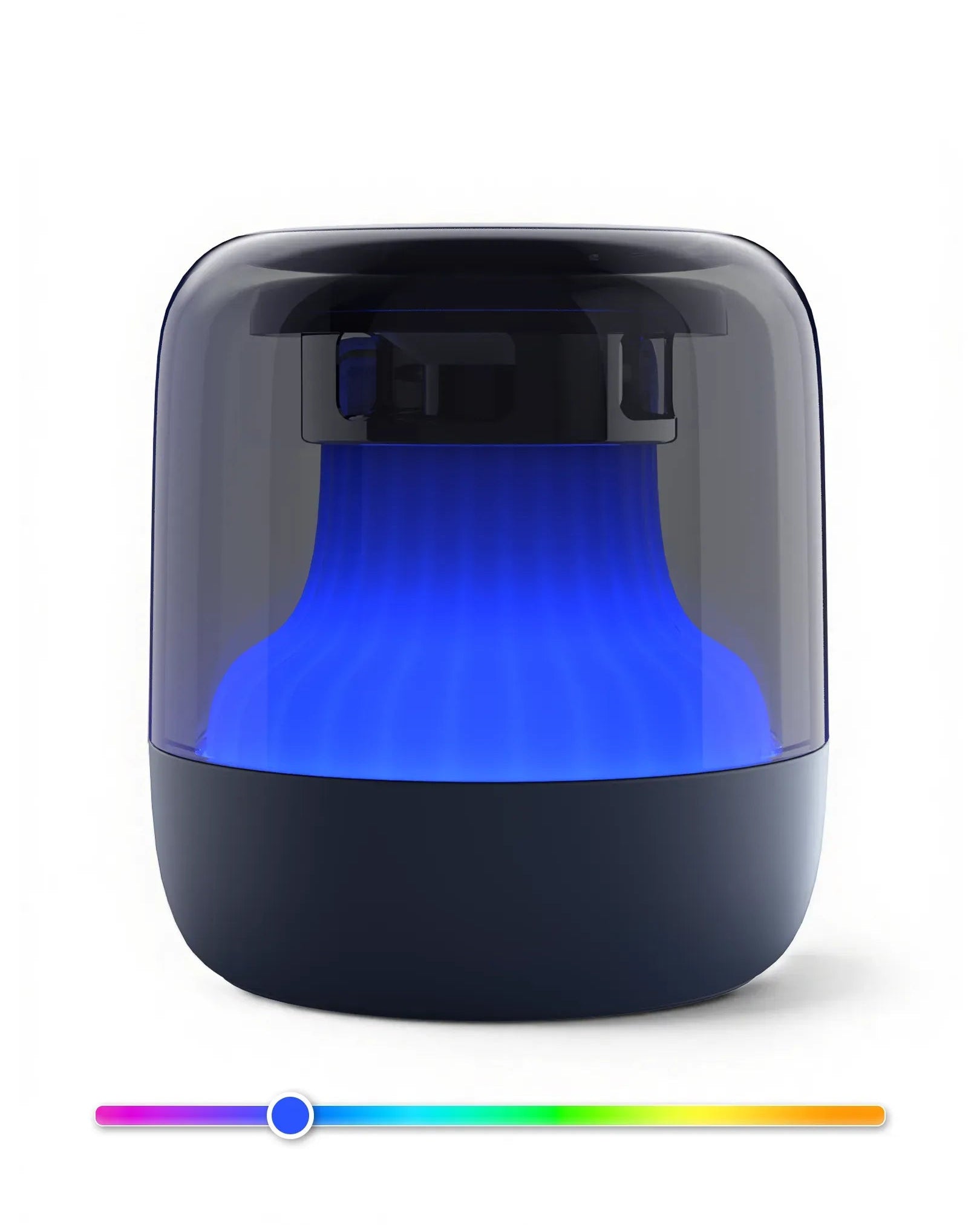 Babelio white noise machine with blue glow and color slider for nursery sleep aid