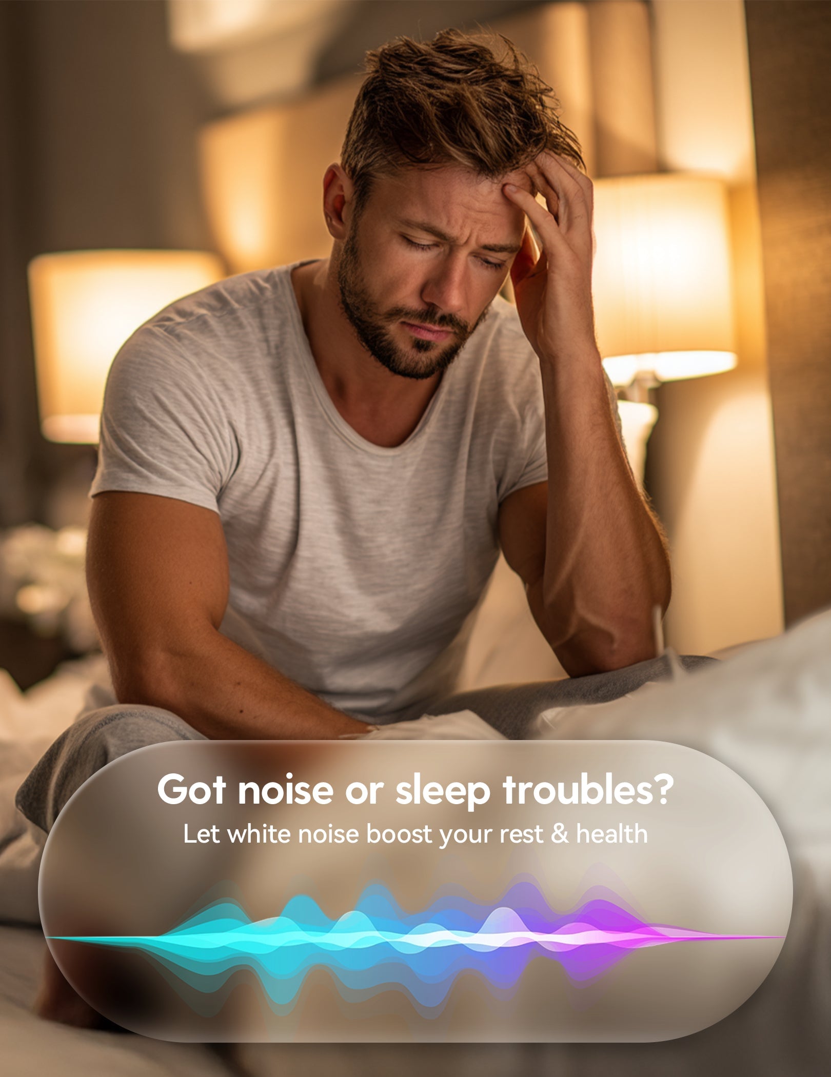 Babelio Pocket Mini Pro White Noise Machine For Sleep & Relaxation - babeliobaby - White -