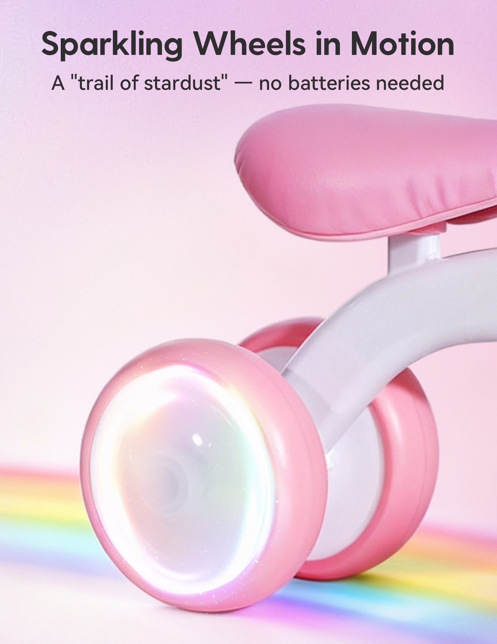Magic Rider Bundle | Unicorn Balance Bike for Toddlers | Perfect for Multi - Kid Families - babeliobaby - Pink - 1 Pack