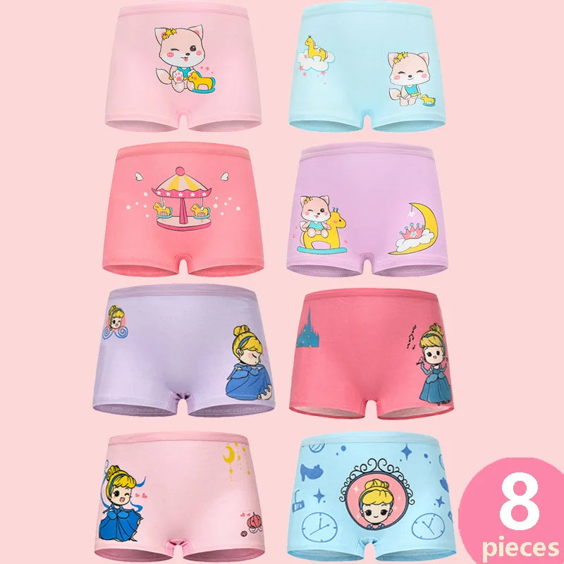 Babelio  Girls Panties Cotton Soft Pretty Cartoon Unicorn Child Underwear for Girls Kids Boxer Breathable