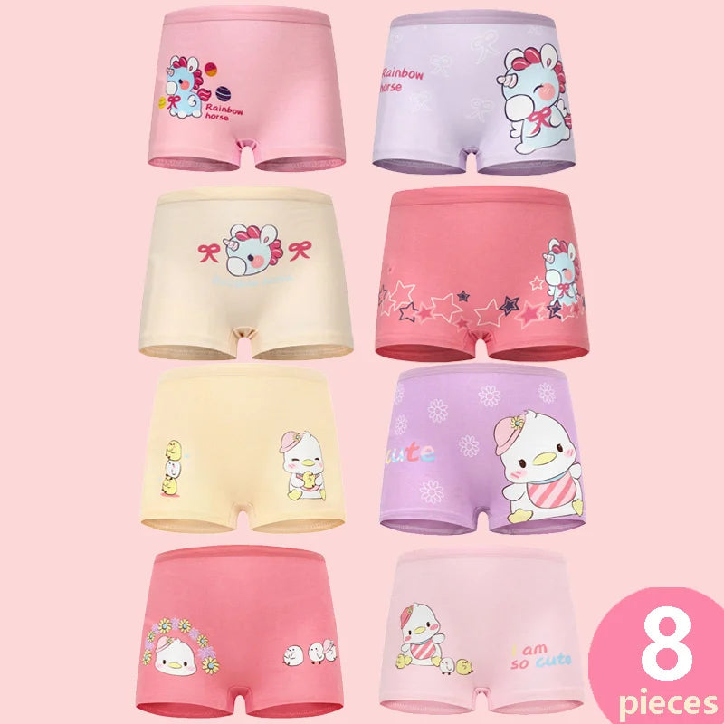 Babelio  Girls Panties Cotton Soft Pretty Cartoon Unicorn Child Underwear for Girls Kids Boxer Breathable