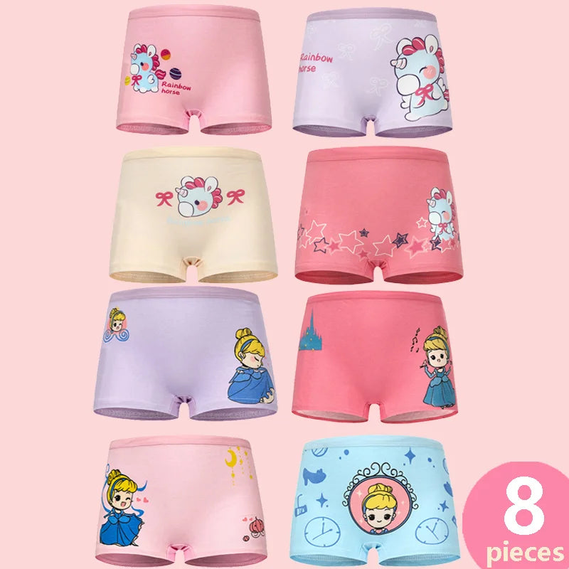 Babelio  Girls Panties Cotton Soft Pretty Cartoon Unicorn Child Underwear for Girls Kids Boxer Breathable