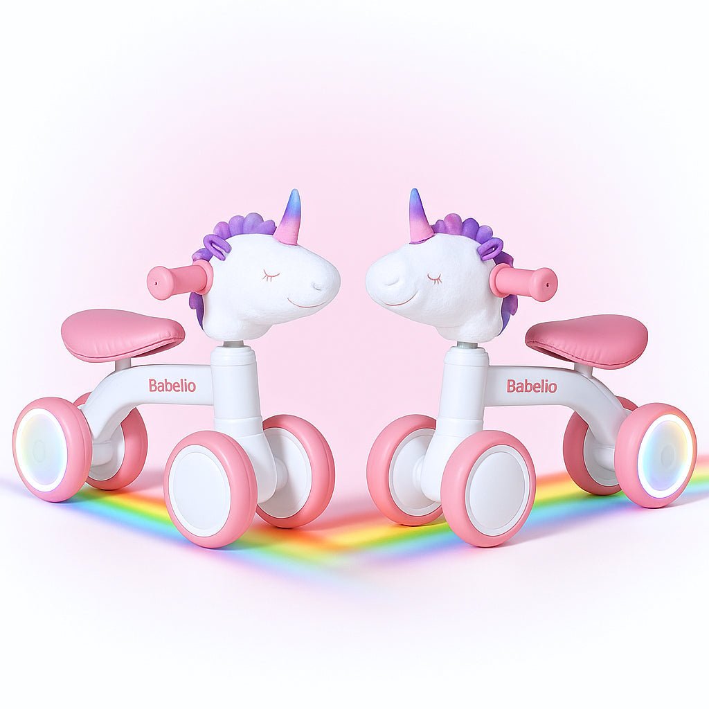 Magic Rider Bundle | Unicorn Balance Bike for Toddlers | Perfect for Multi - Kid Families - babeliobaby - Pink - 2 Pack