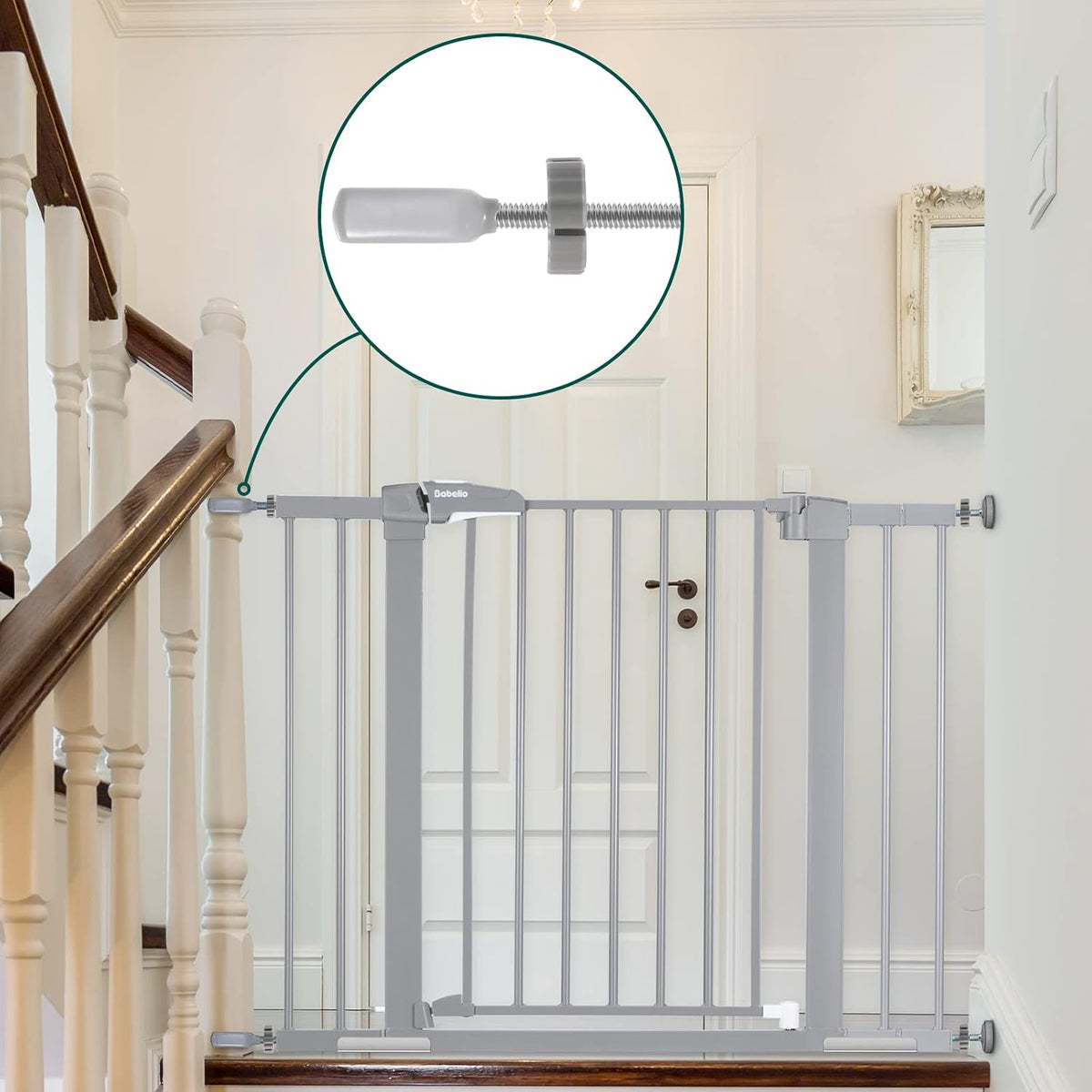Baby Gate Banister Adapter with Extra-Long Y-Spindle| 10mm