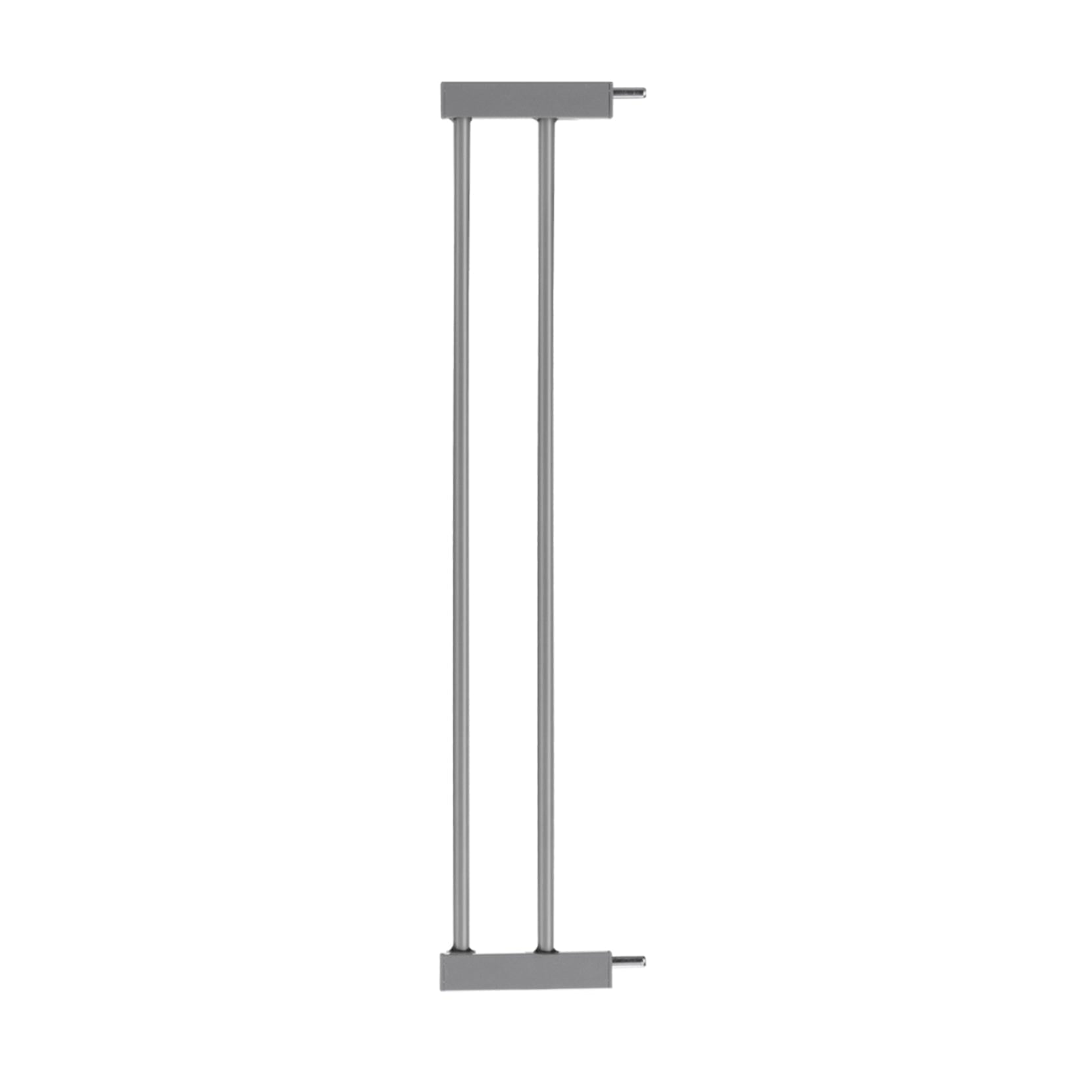 Babelio gray baby safety gate extension accessory with vertical bars for stairs or doorways